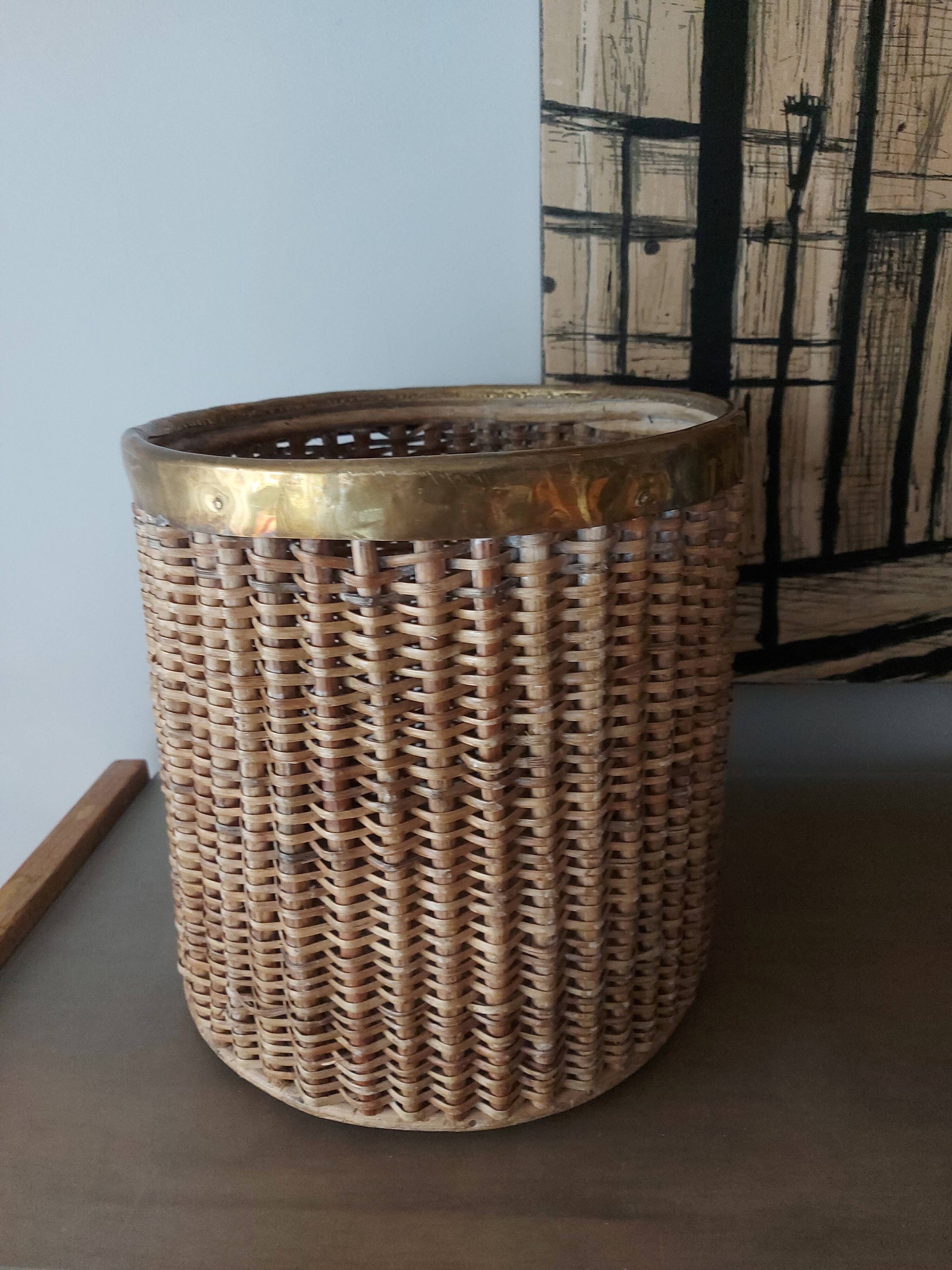 Vintage wastepaper basket