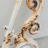 Hunting wheels gate jib bourgeois house in cast iron 19th