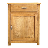 Buffet 1 porte en chêne 1950