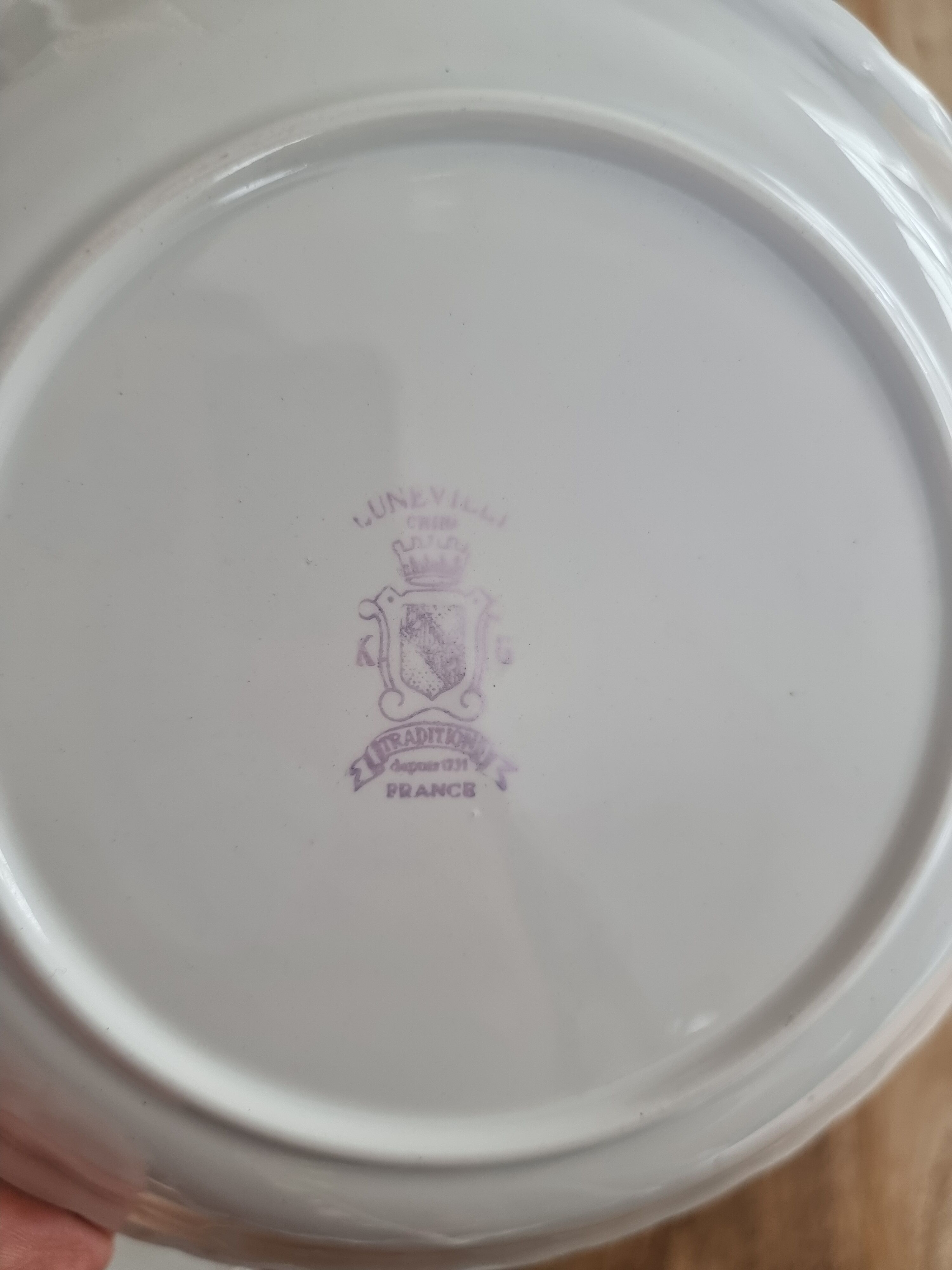 Lot de 5 assiettes à dessert Luneville