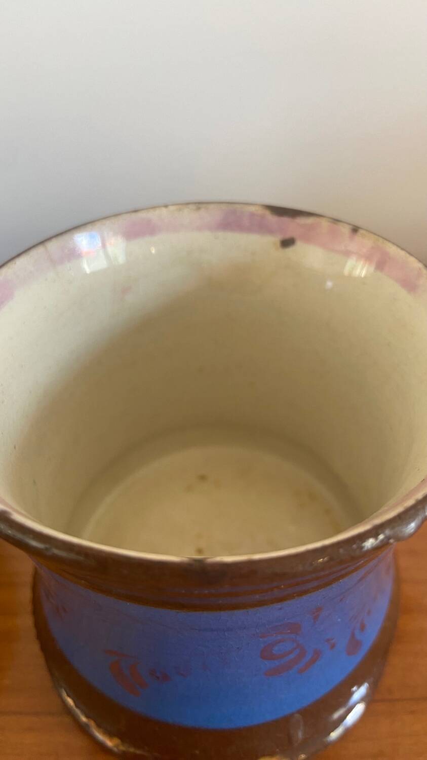 Jersey earthenware bowl and cup/mug duo