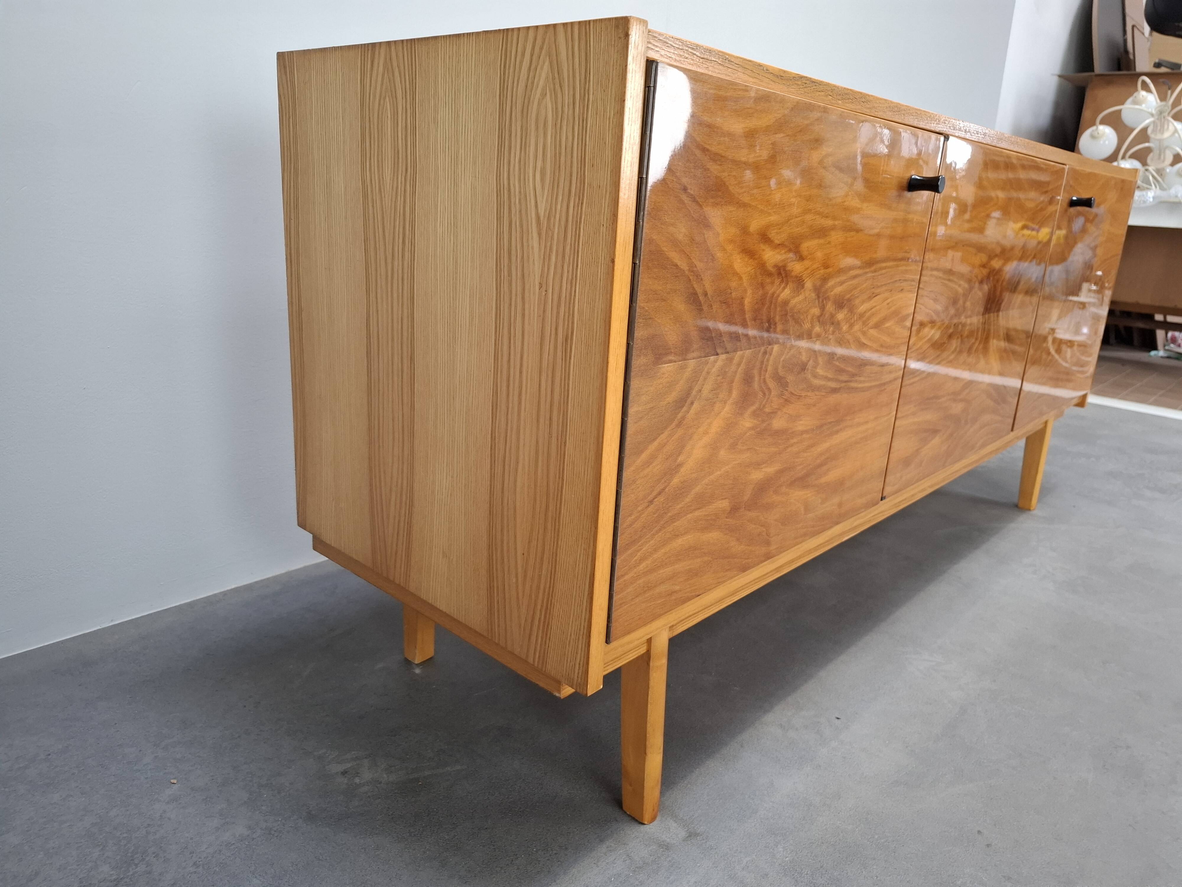 Mid-Century Modern Sideboard, Czechoslovakia, 1960s