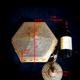 Art Deco pendant lamp in pink frosted glass signed Muller Frêres Luneville