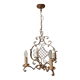 Bronze Cross Chandelier, 1940s