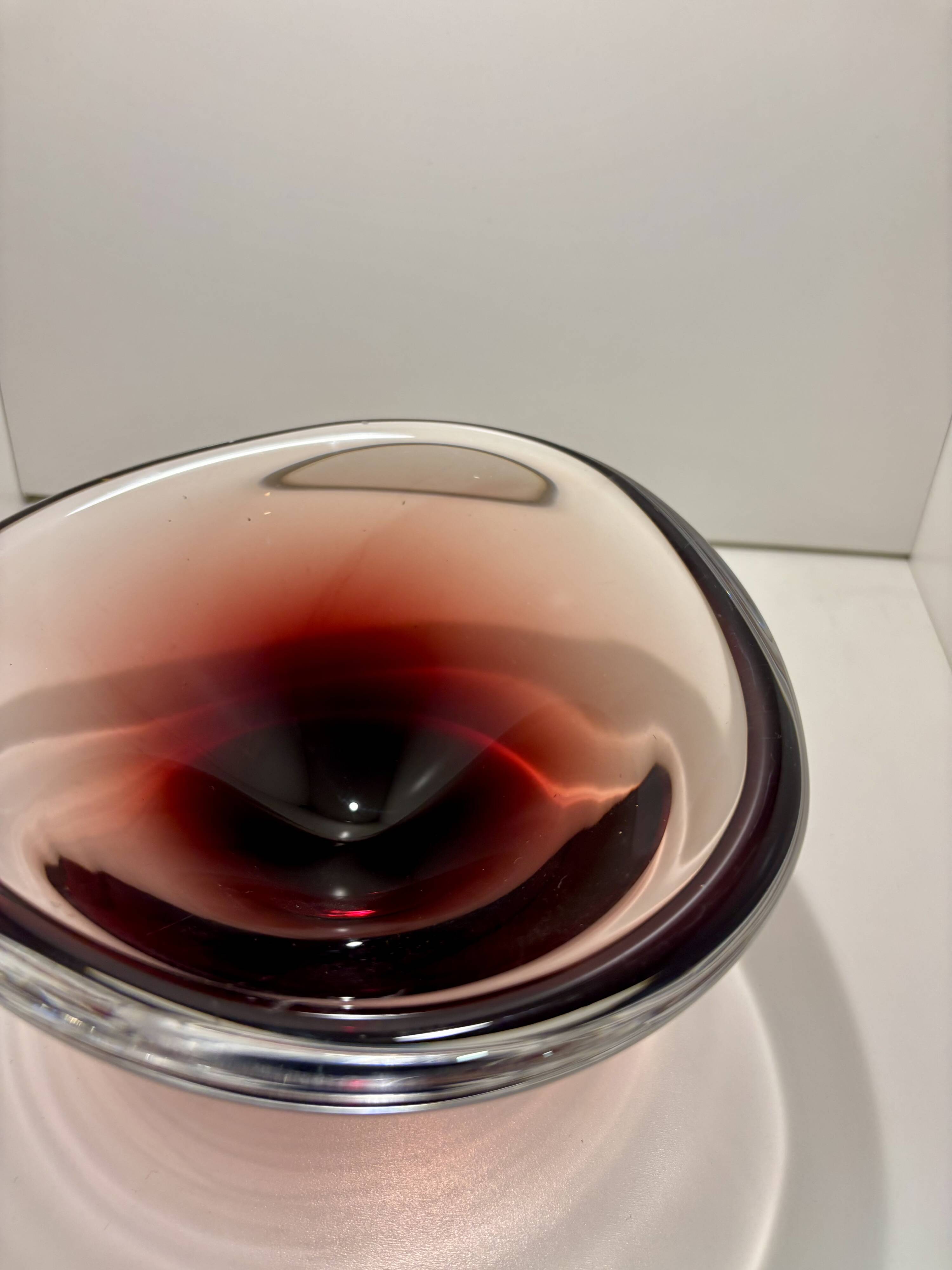 Glass bowl - Sven Palmqvist - Orrefors - Sweden - 1960