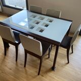Set table and chairs Ligne Roset