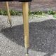 corner shelf in formica & metal 60s vintage French mid century neo classic 60