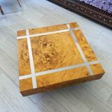 Coffee table design italy in elm wood