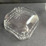 2 Saladiers en cristal taillé style Louis XVI
