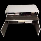White lacquered Habitat sideboard and TV cabinet