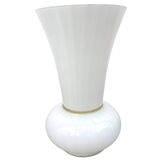 White opaline vase