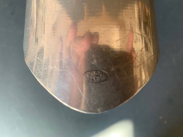 Cogit chrome metal accent lamp, Art Deco lamp, industrial, flexible