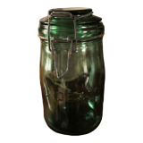 Ideal Green Glass Jar 1L