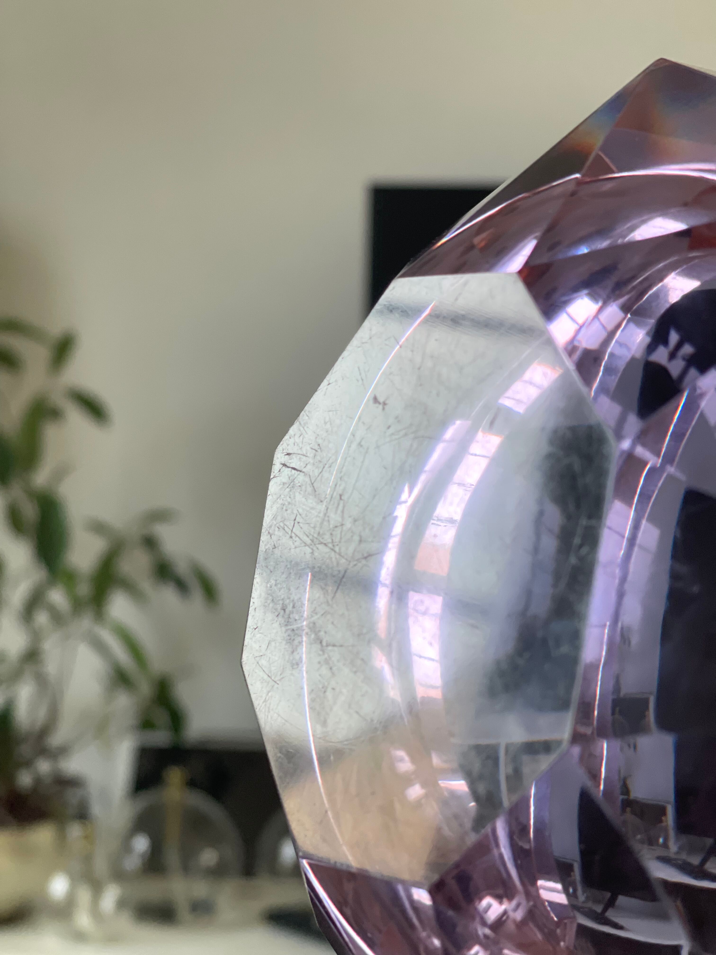 Crystal ashtray 1970