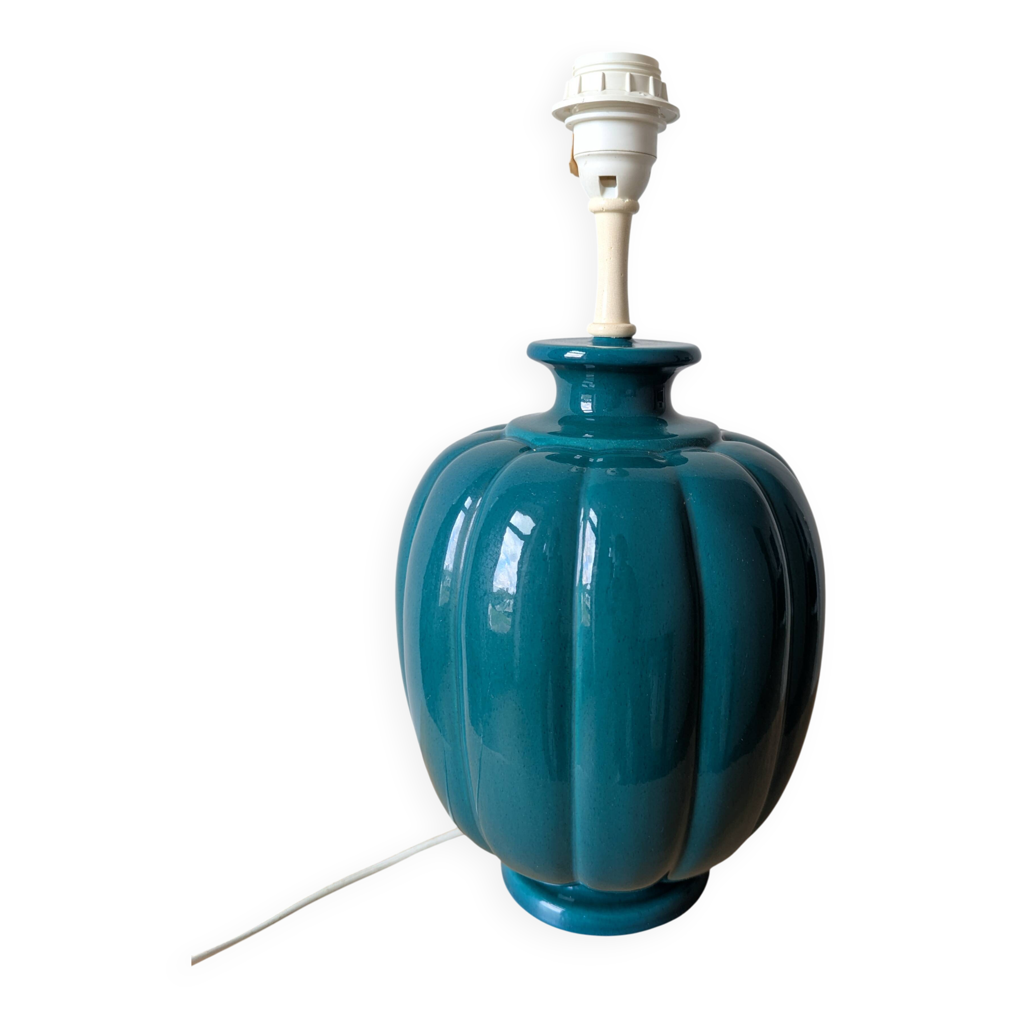 Deschuytener green ceramic lamp base