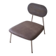 Low armchair Tikammon in solid oak