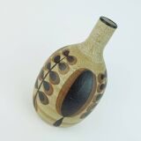 Vase vintage en céramique sgrafo moderne Peter Mueller années 1970 modèle 1976