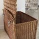 Vintage Rattan Chest Basket