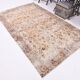 Tapis 5x8 pour chambre de ferme, tapis Vintage bleu orange, 162x262Cm SK 5165
