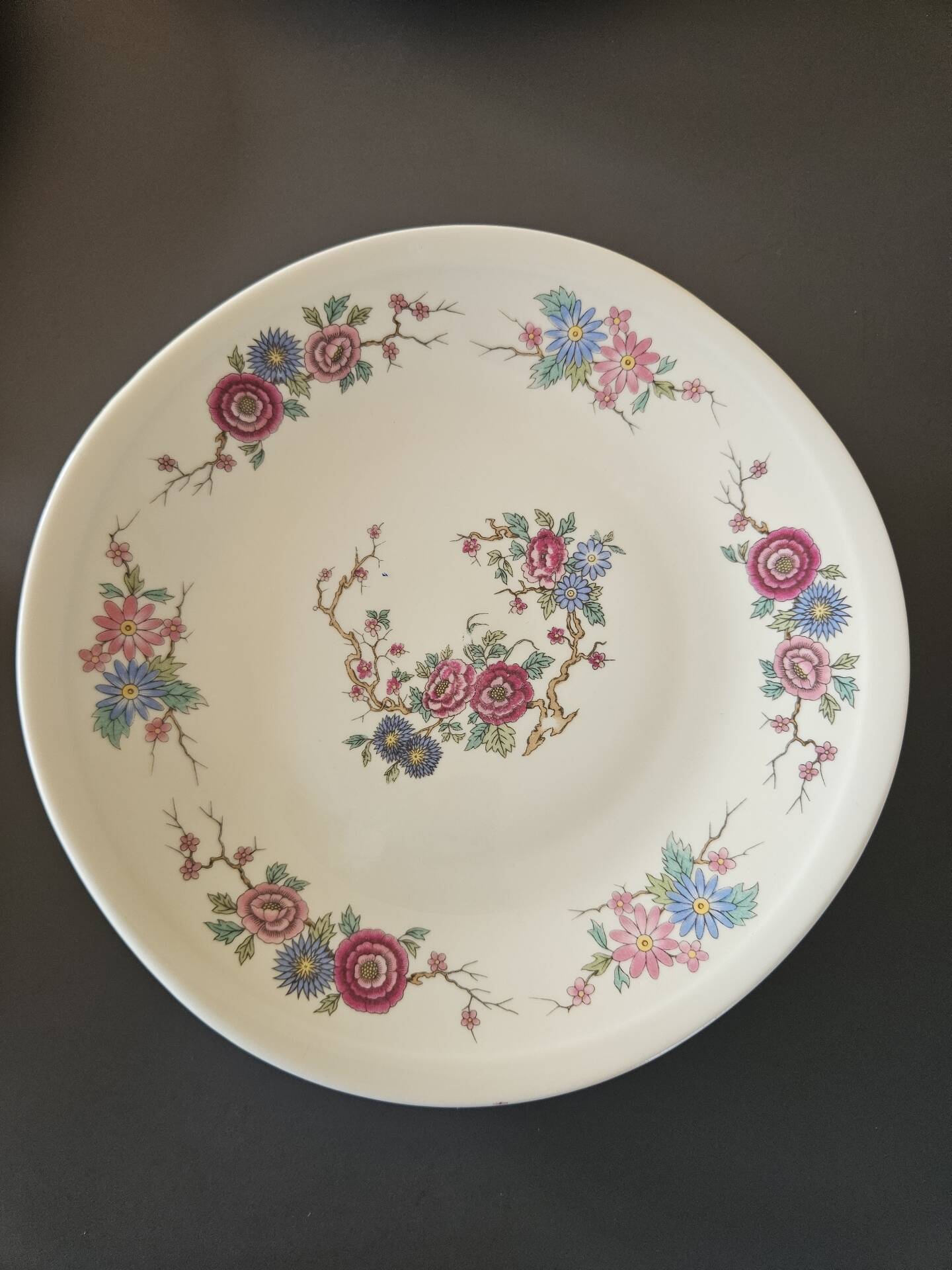 Lot de 6 petites assiettes en porcelaine Pillivuyt – Modèle Orient – F