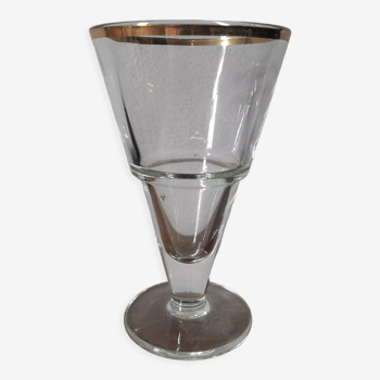 Vase conique en verre La Rochère