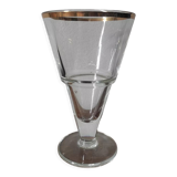 Vase conique en verre La Rochère