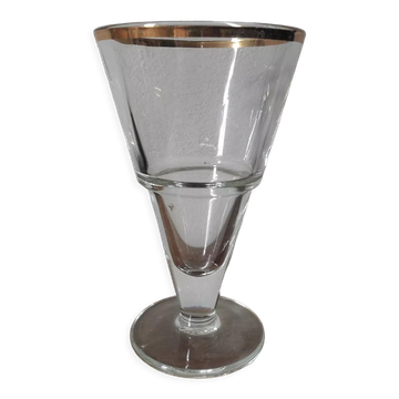 Conical glass vase La Rochère