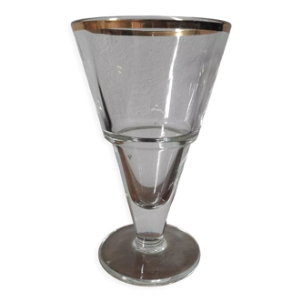 Vase conique en verre La Rochère