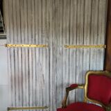Pair of patinated shutters