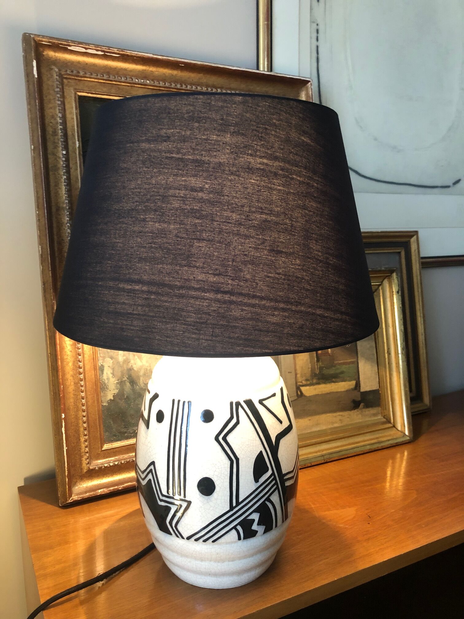 Ceramic lamp art deco