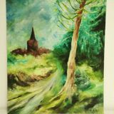 Tableau , huile signée jacques barbot ( hem )