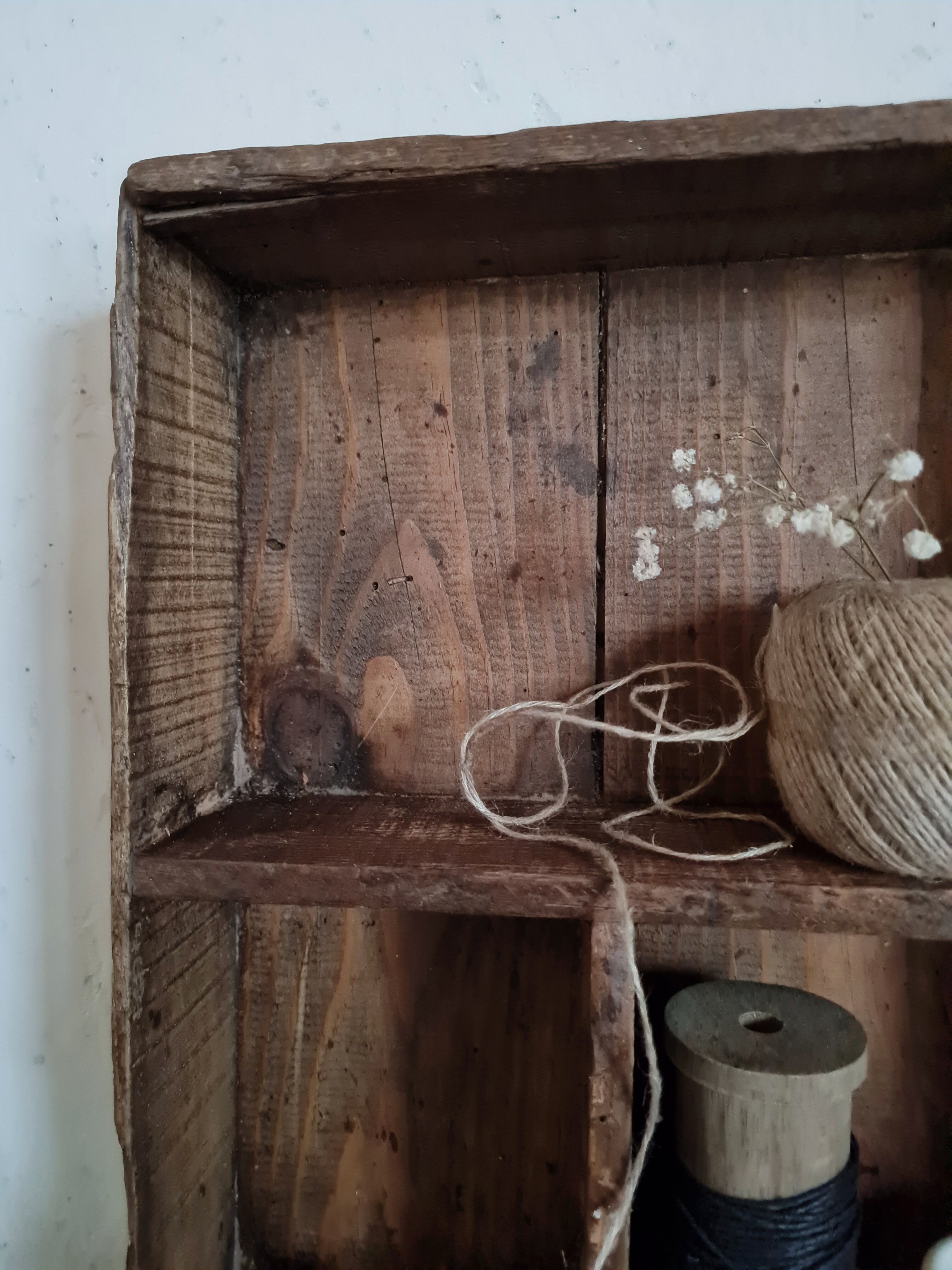 Wooden workshop locker