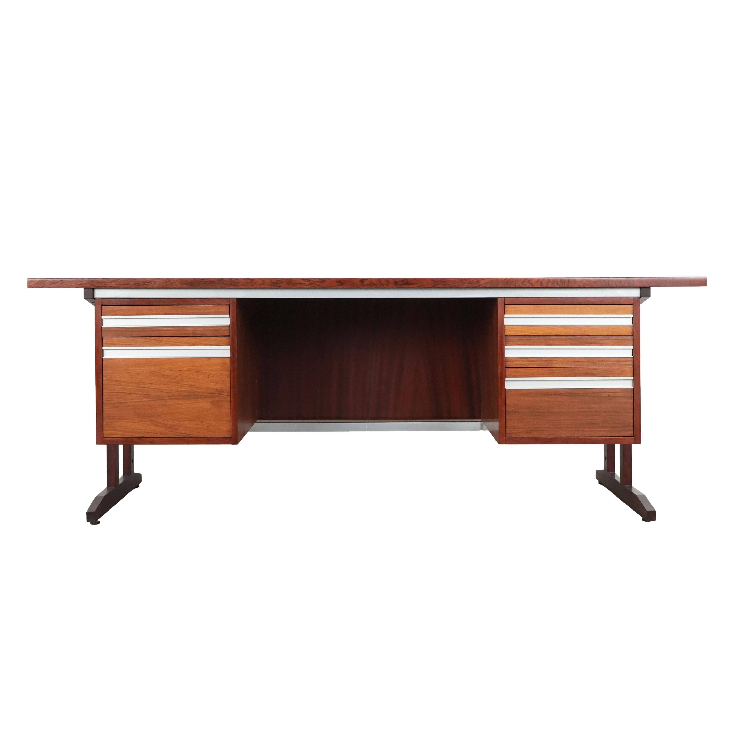 Rosewood desk, Danish design, 1970s, production: Denmark