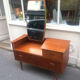 Scandinavian hairdresser in the 1960s teak veneer