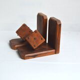 Serre-livres en bois