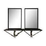 Pair of console mirrors
