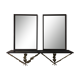 Pair of console mirrors