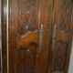 18th century carved oak wedding wardrobe