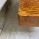 Table basse loupe d’orme Roche Bobois vintage 70s