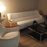 Beige living room set, Danish design, 1970s, production: Denmark