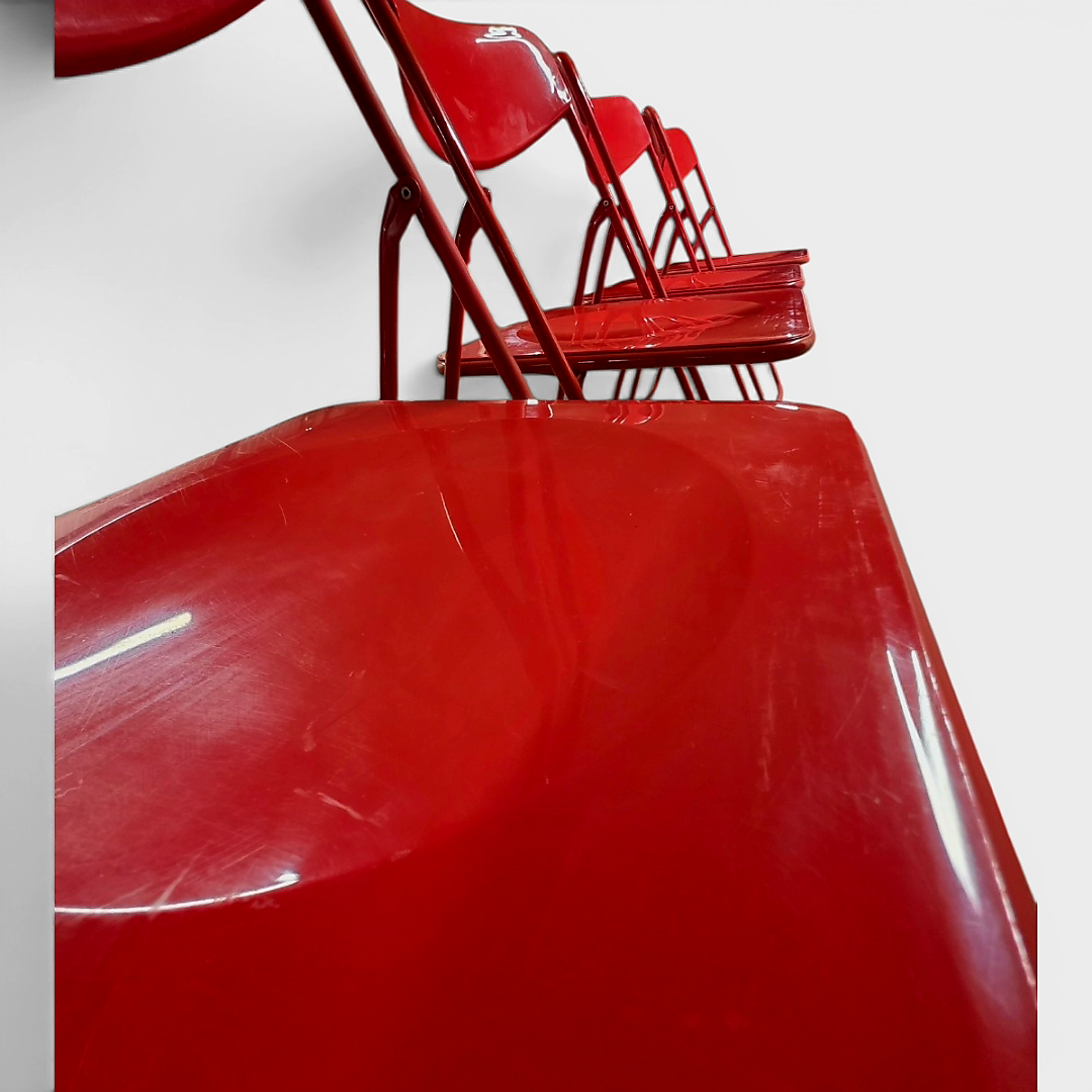 Lot de 4 chaises pliantes IKEA vintage – Circa 1970