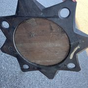 Miroir en bois sculpté art deco