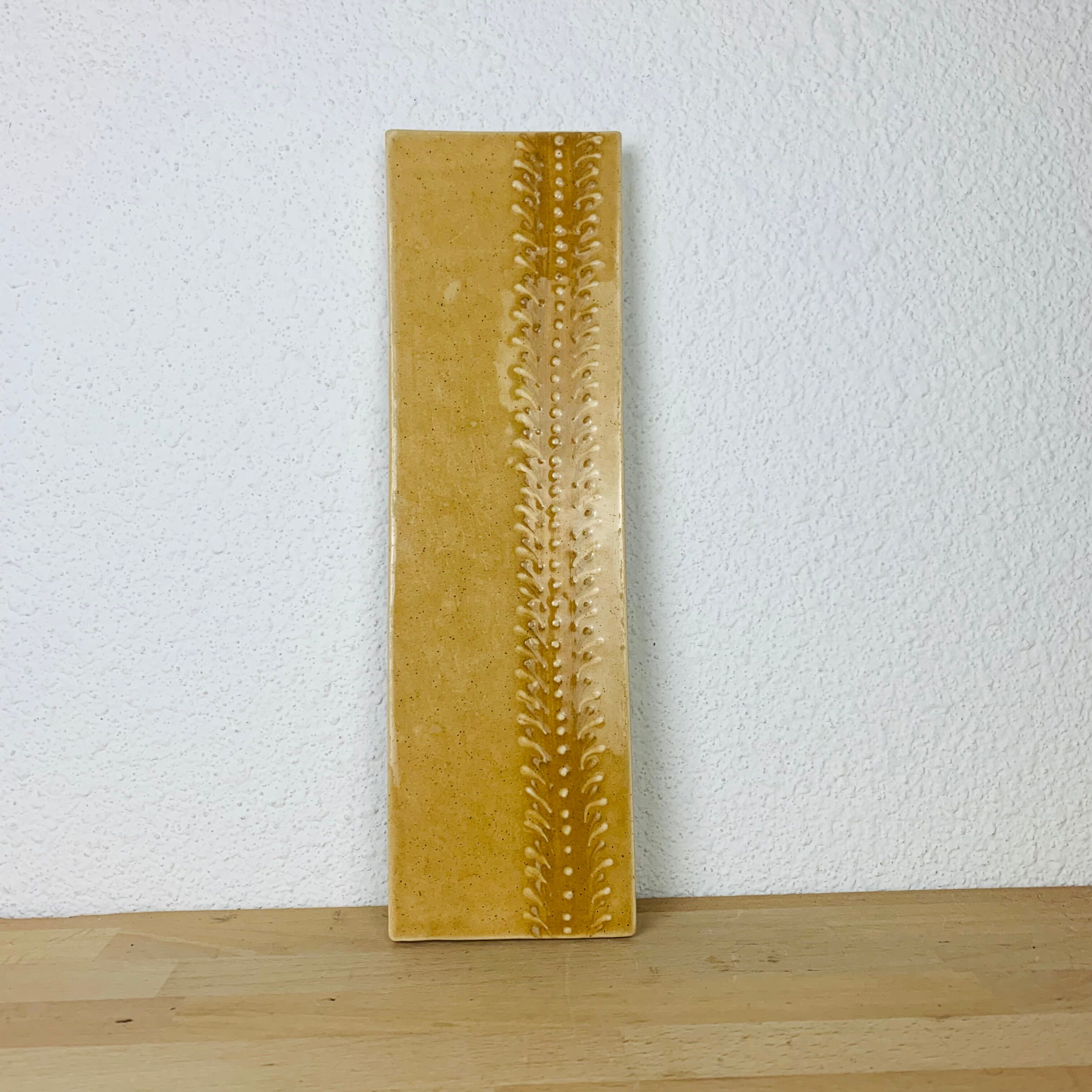 Rectangular vintage ceramic dish