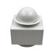Sergio Asti, postmodern white ceramic vase, Cedit Italy 1970s