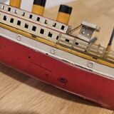 Jep Ocean Liner Lithographed Tin