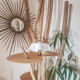 Vintage square hanging lamp