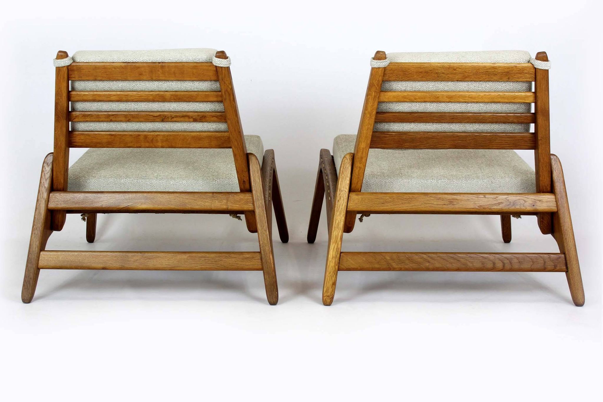 Restored Mid-Century Scandinavian Hunting Chairs by Kristiansson, 1950s