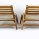 Restored Mid-Century Scandinavian Hunting Chairs by Kristiansson, 1950s