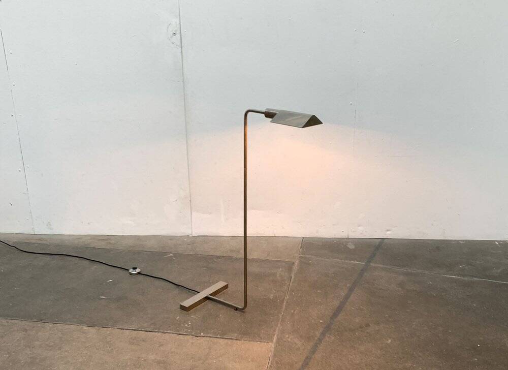 Canasta Floor Lamp Mid-Century Italian in the style of Cedric Hartman for Obor, Italy, 1960s