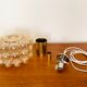 1 of 2 Large Bubble Glass Pendant Lamps by Helena Tynell for Glashütte Limb